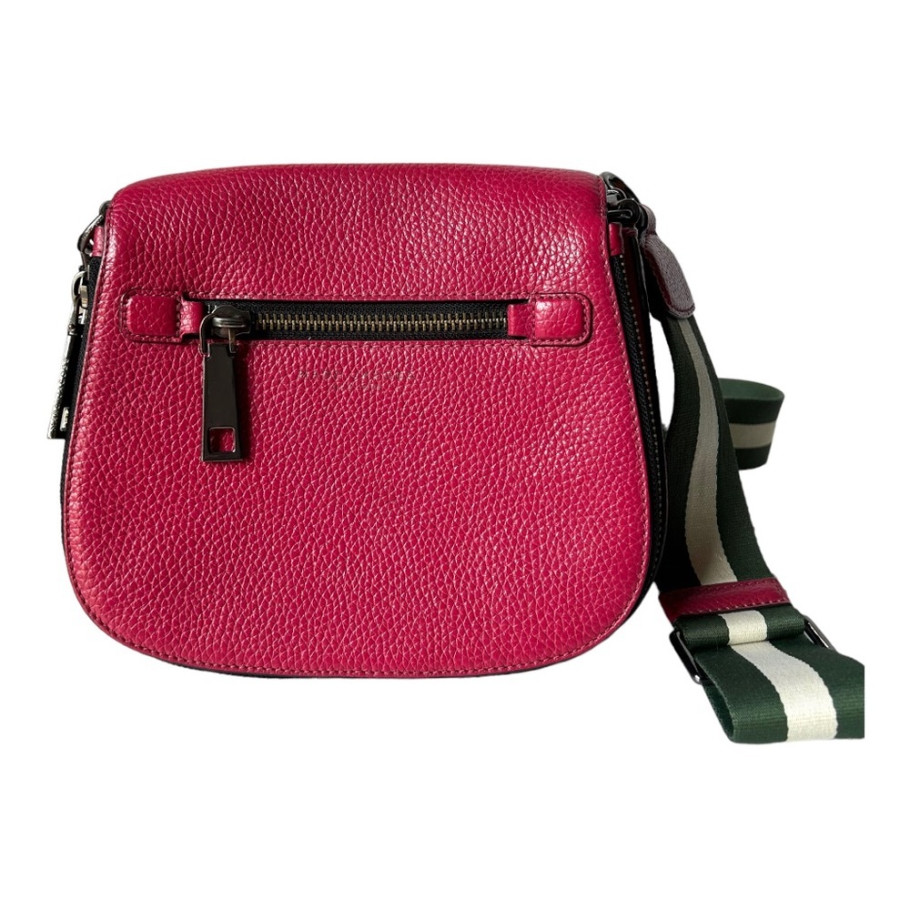 Marc Jacobs Gotham Nomad Saddle Small Crossbody Bag in Magenta Hot Pink